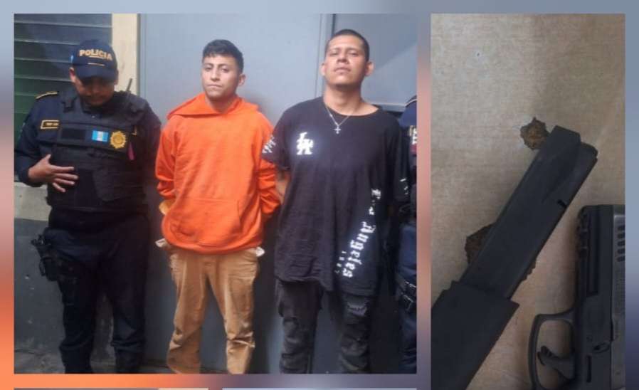 Detenidos en Villa Nueva.