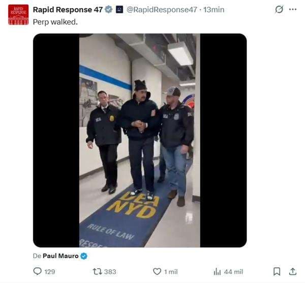 Maduro es trasladado a una prisión federal tras su llegada a Nueva York