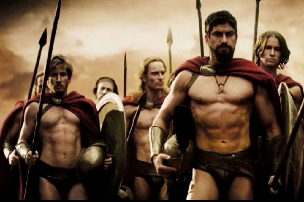 espartanos 300 entrenamiento