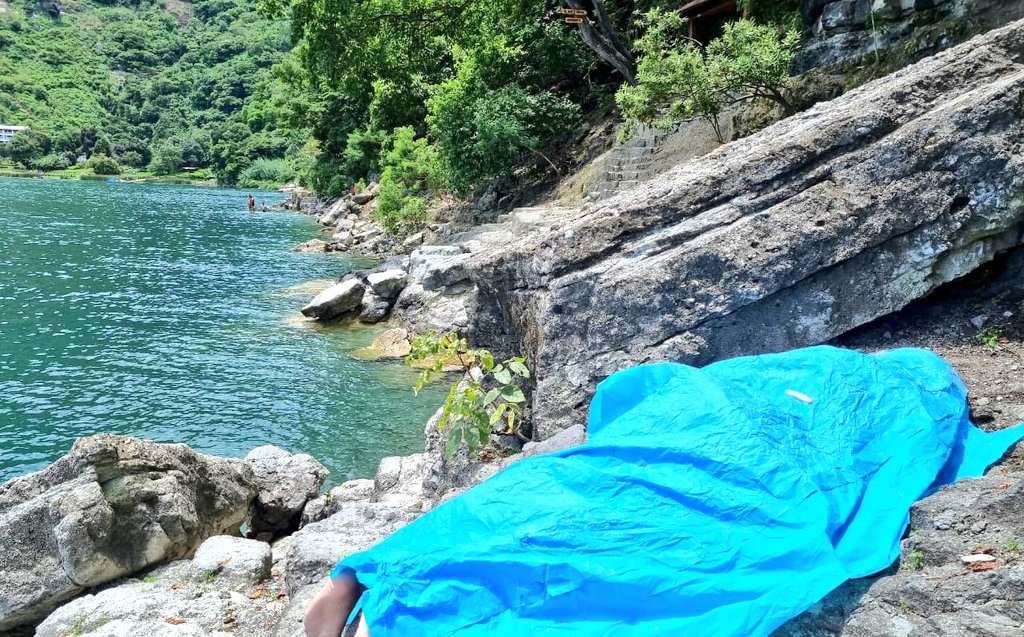 hombres rana lago de atitlán solola