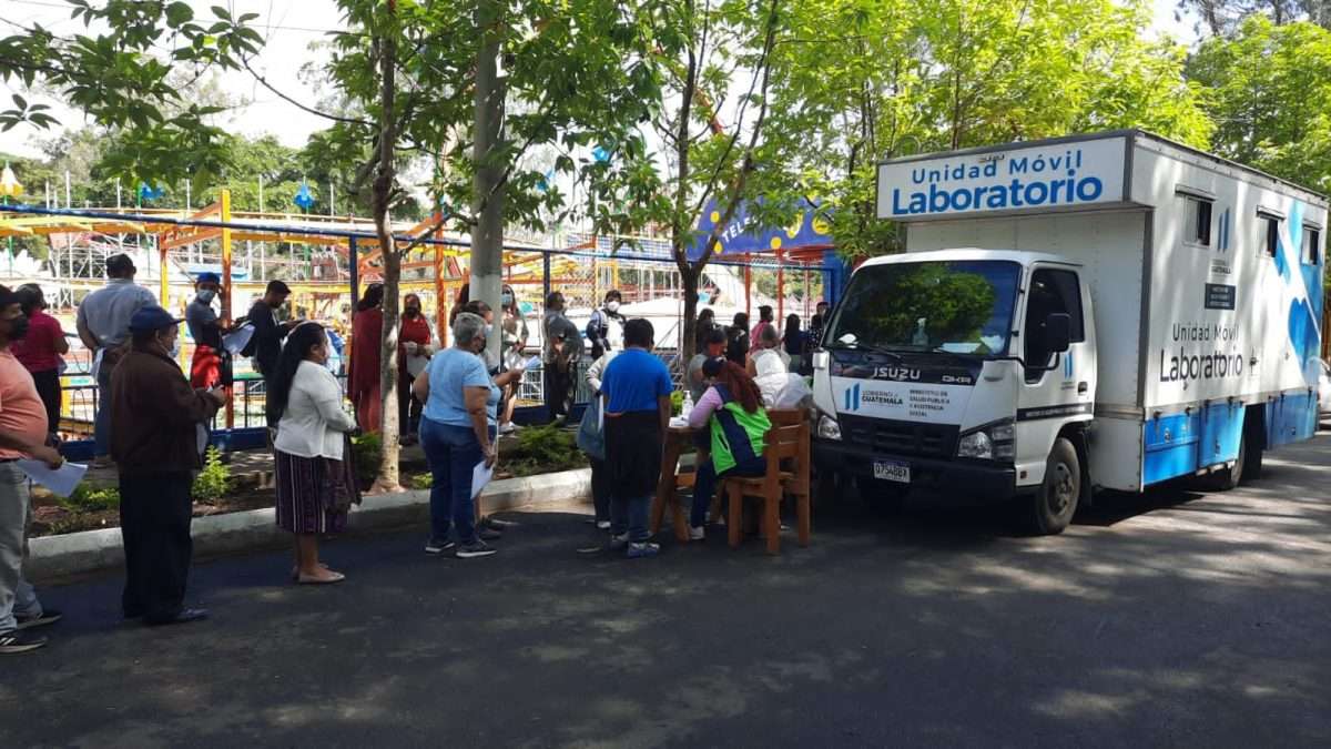 laboratorio movil covid 19 ministerio de salud feria de jocotenango