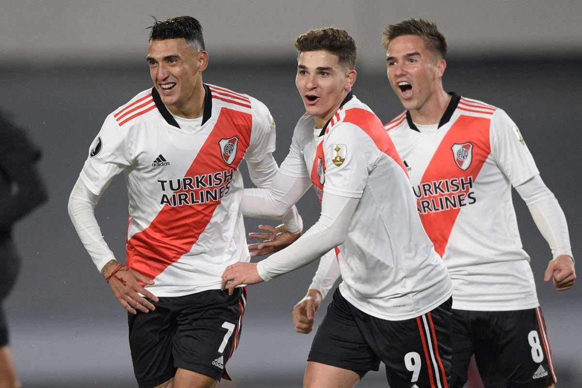 Jugadores de River Plate, en una fotografía de archivo. EFE/Juan Mabromata/Pool
