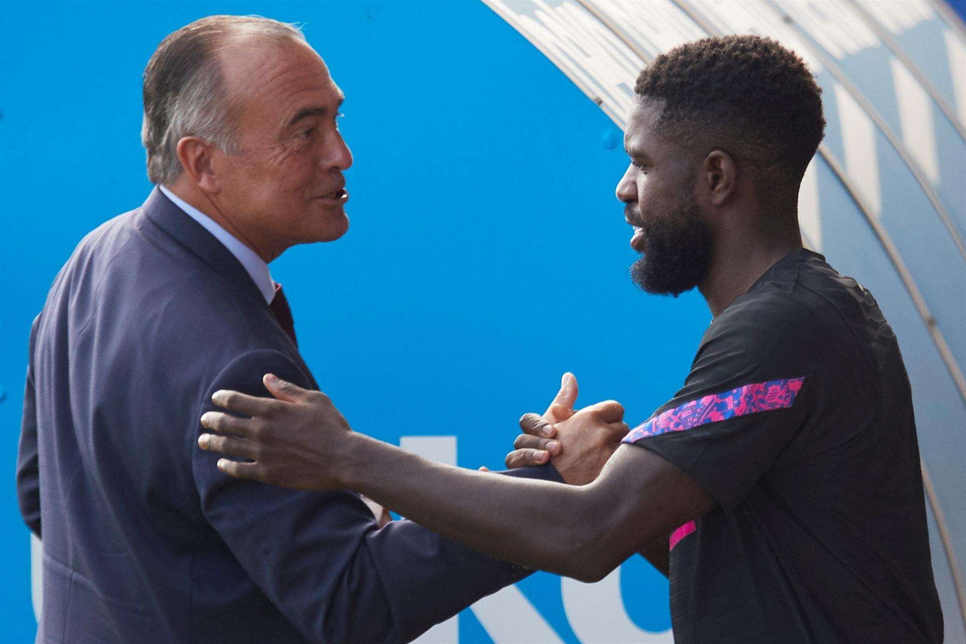 El jugador francés del Barcelona Samuel Umtiti en una foto de archivo. EFE/Alejandro García