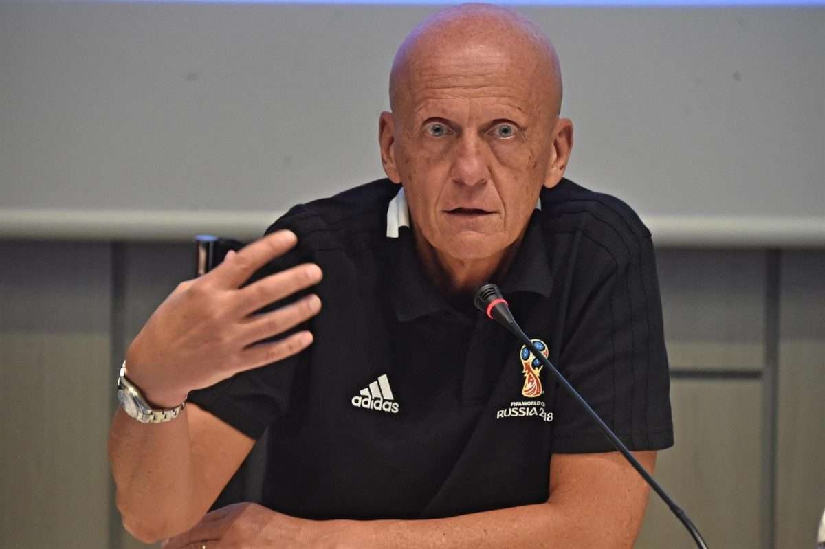 El italiano Pierluigi Collina, presidente de la Comisión de Árbitros de la FIFA, en una foto de archivo. EFE/ Maurizio Deg'innocenti