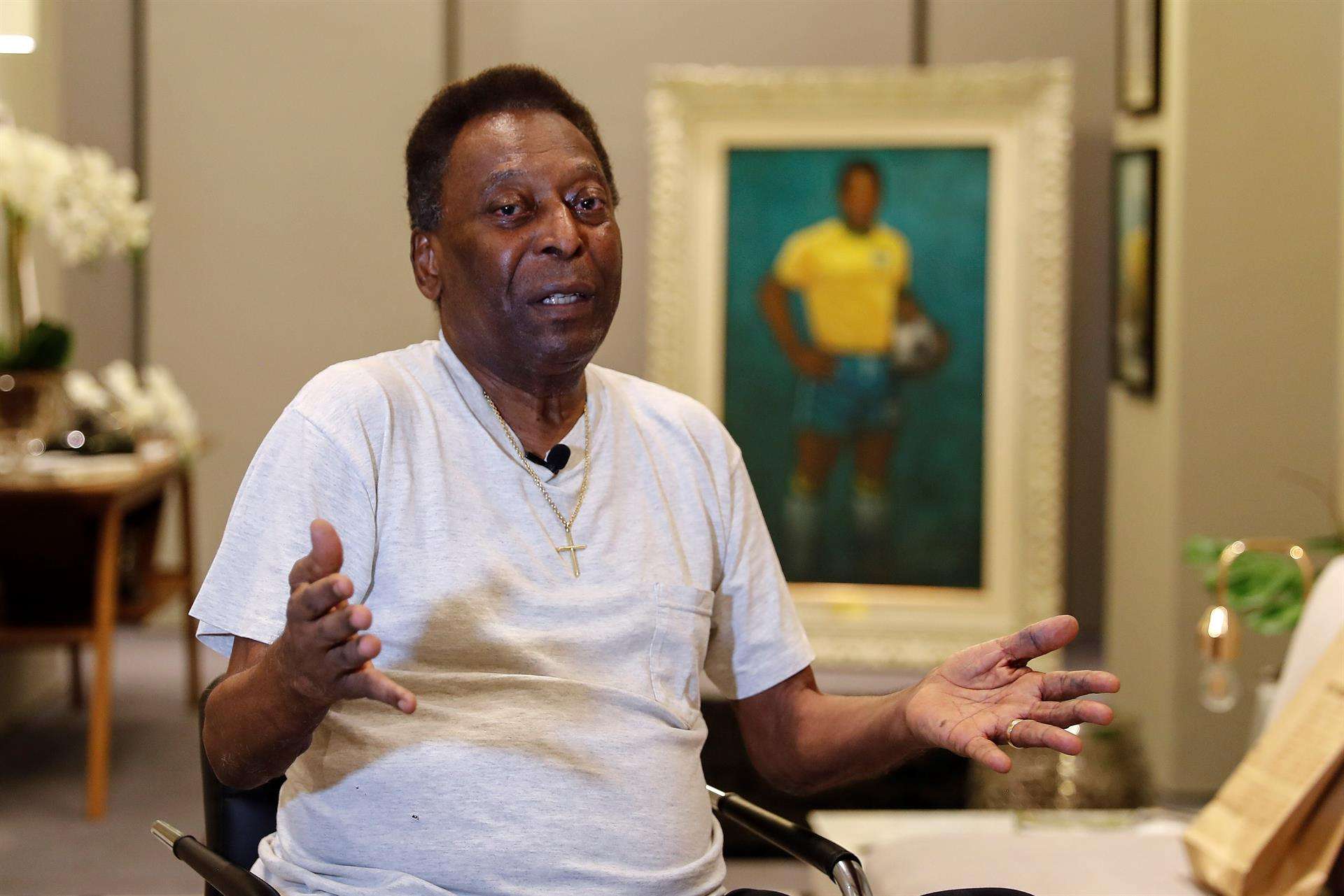 Fotografía de archivo del exfutbolista brasileño Edson Arantes do Nascimento, Pelé. EFE/ Sebastiao Moreira