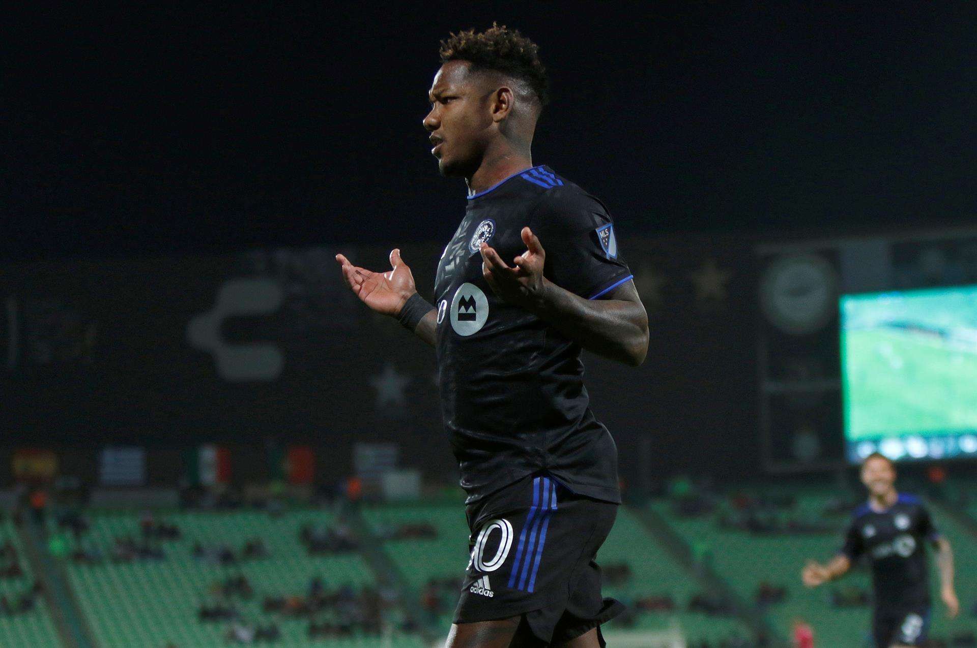 Romell Quioto del CF Montréal , en una imagen de archivo. EFE/Víctor Cruz