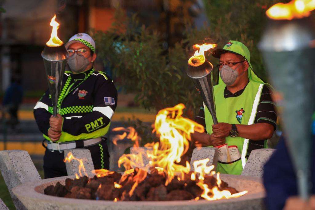 En la Municipalidad de Guatemala también habrá encendido de antorchas