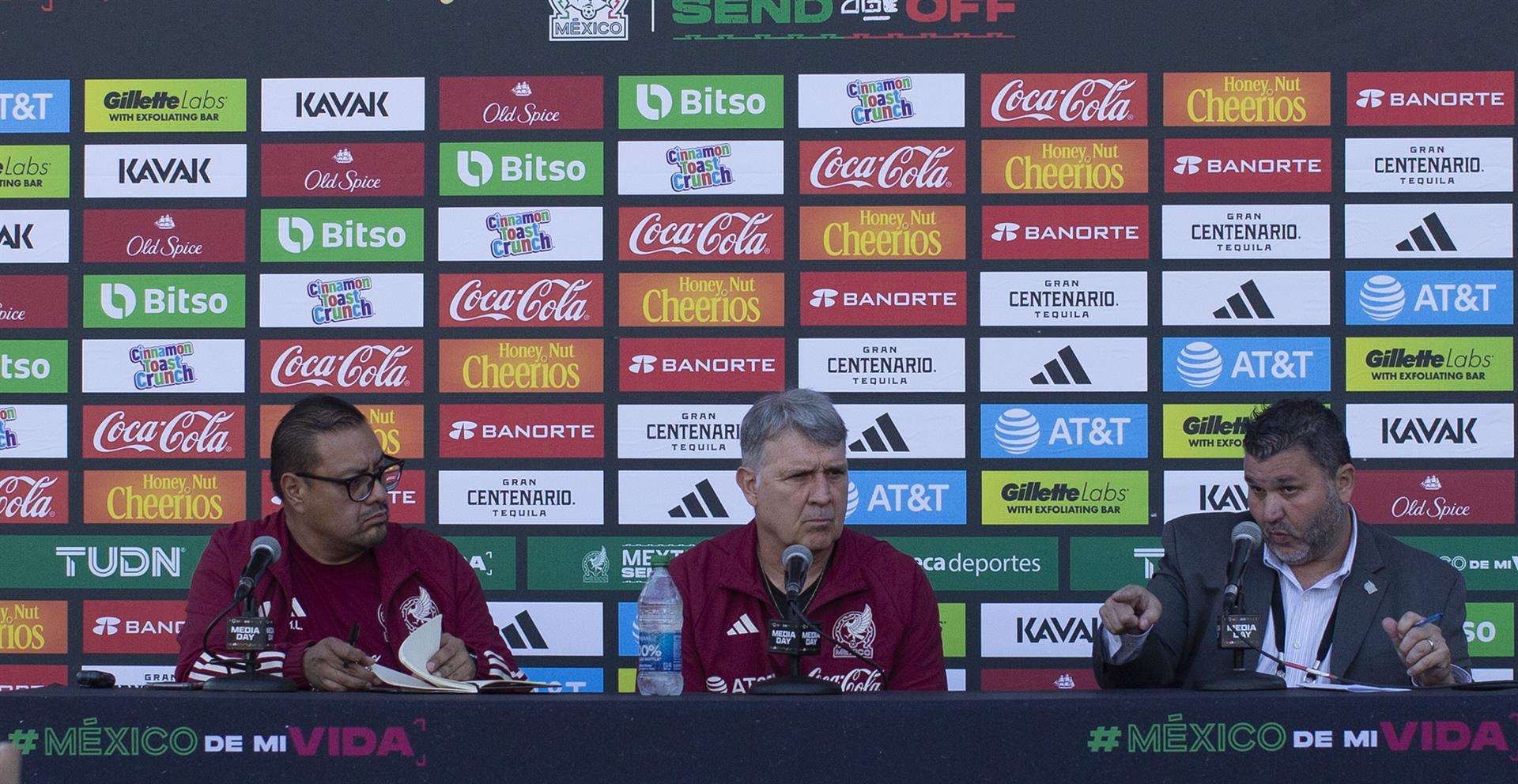 El entrenador Gerardo Martino del seleccionado mexicano de fútbol participa este 20 de septiembre de 2022 en una rueda de prensa en Los Ángeles, California (EE.UU). EFE/Armando Arorizo