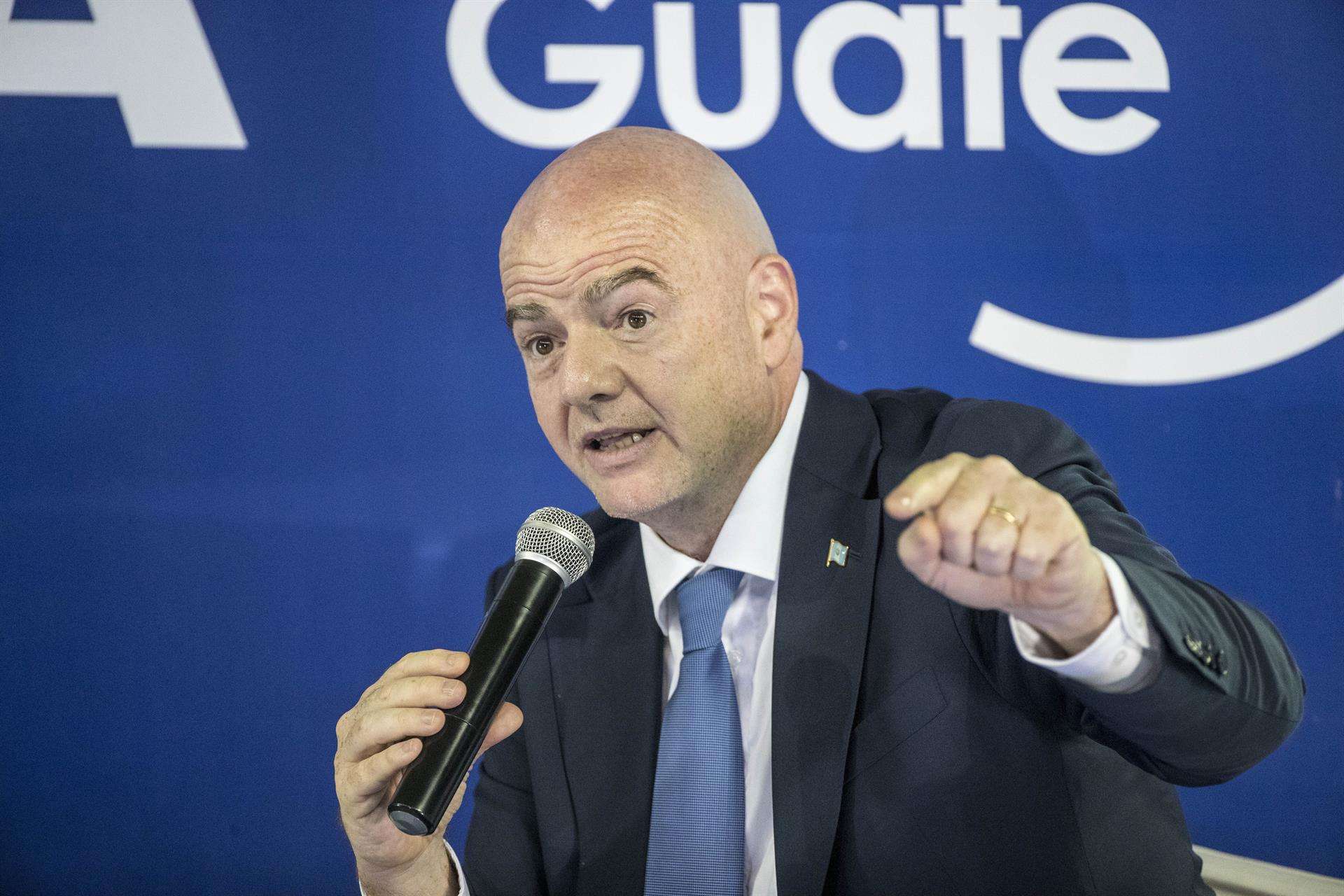 El presidente de la FIFA, Gianni Infantino, en una foto de archivo. EFE/ Esteban Biba