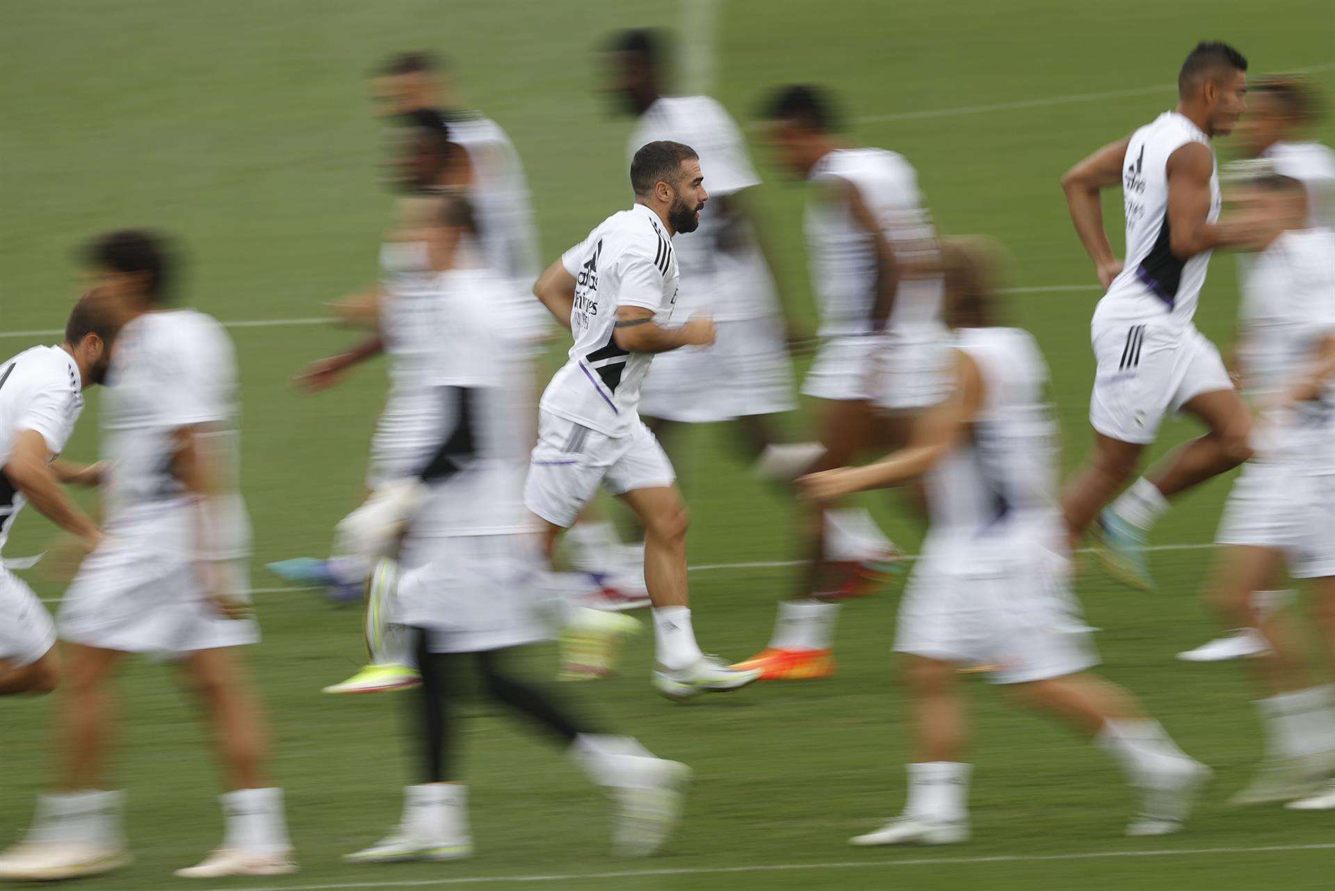 El defensa del Real Madrid, Dani Carvajal en una foto de archivo. EFE/Juan Carlos Hidalgo