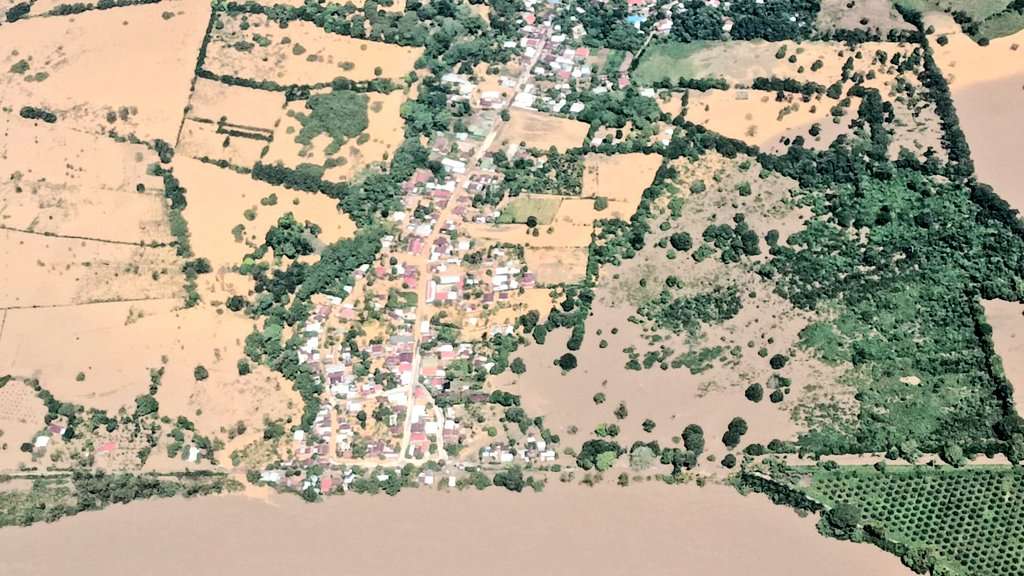 Así se ve el rastro por Guatemala de la depresión tropical Julia