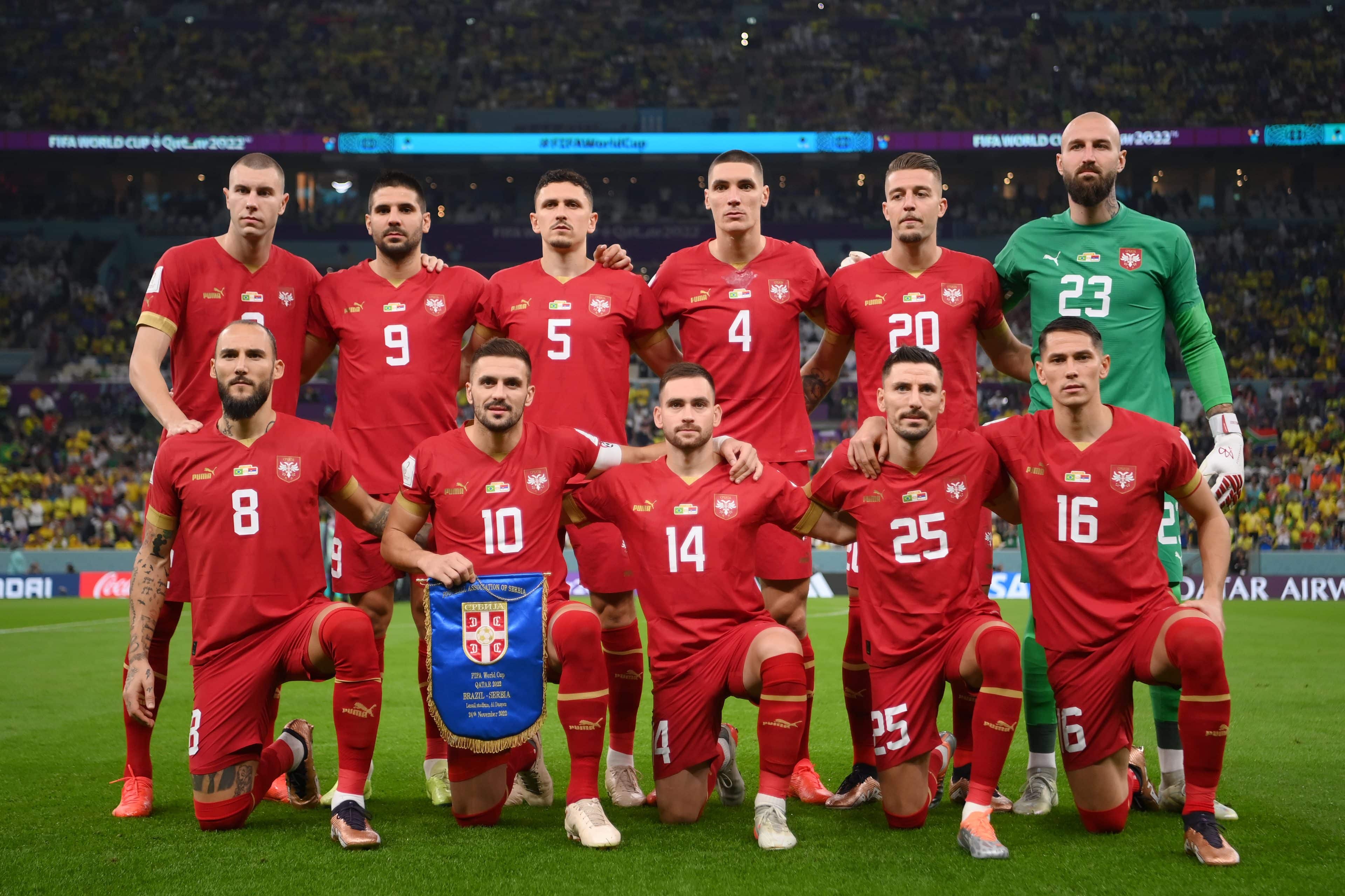 Brasil v Serbia Mundial