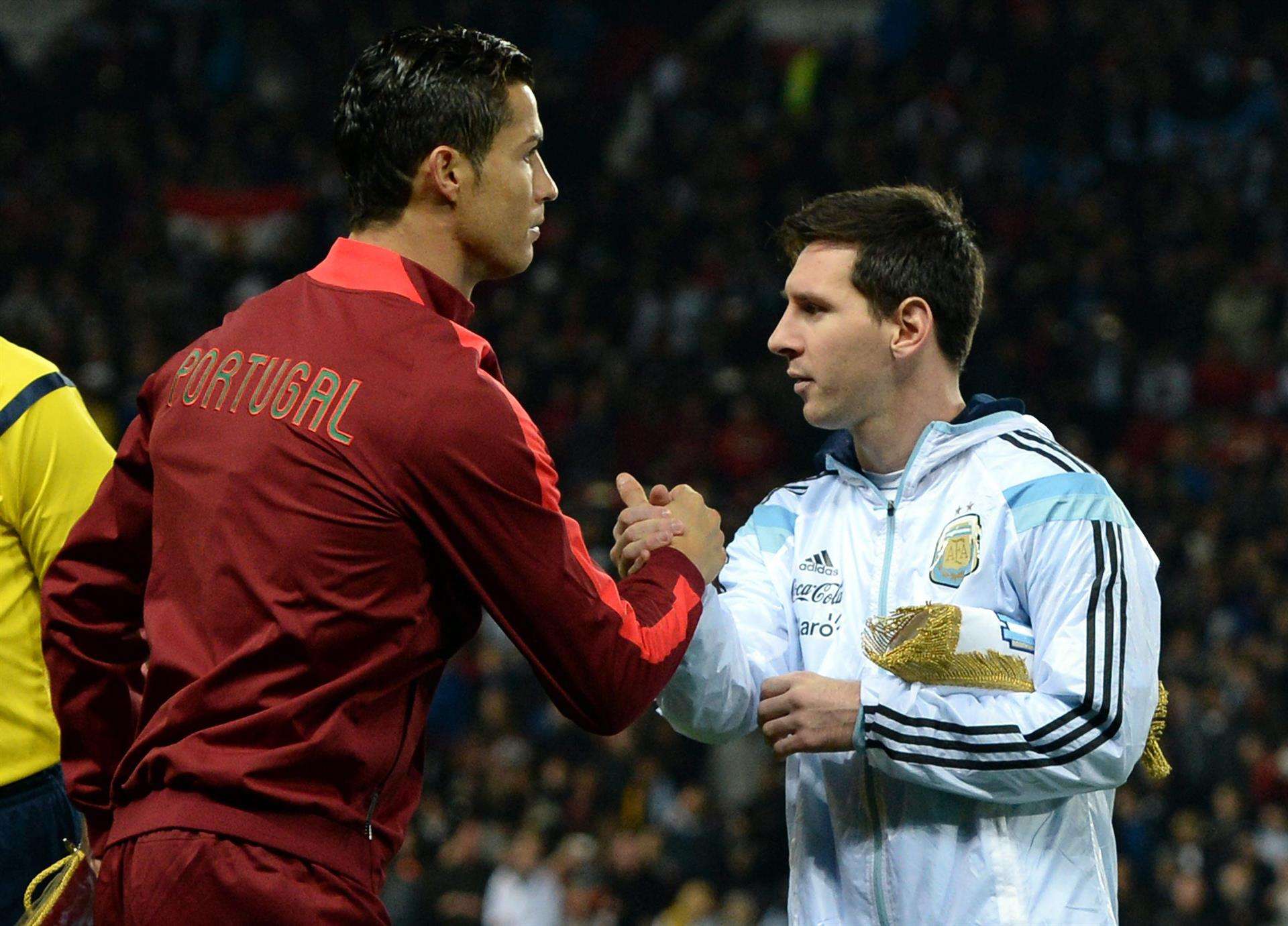 Messi y Cristiano