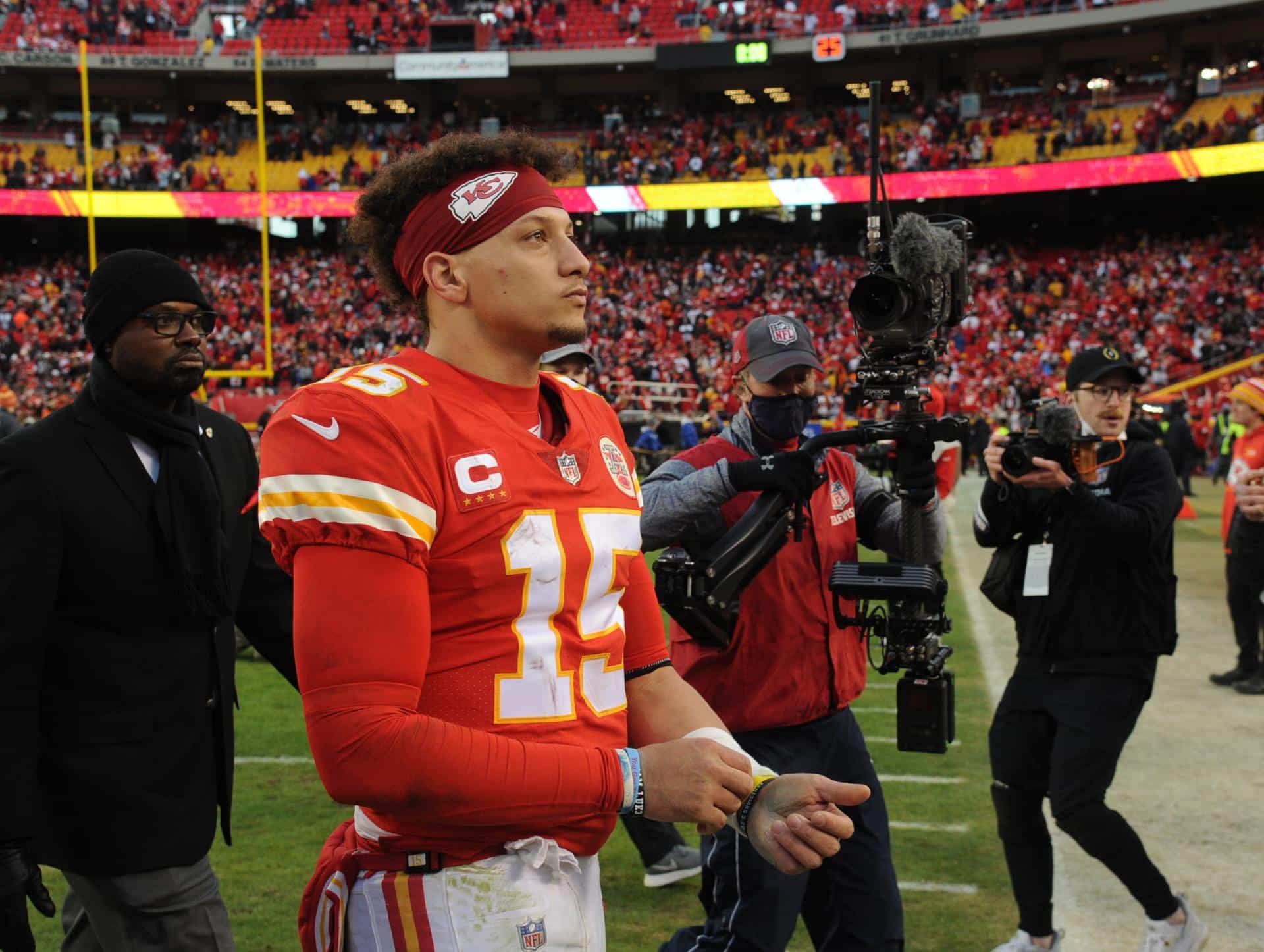 Patrick Mahomes de los Kansas City Chiefs.