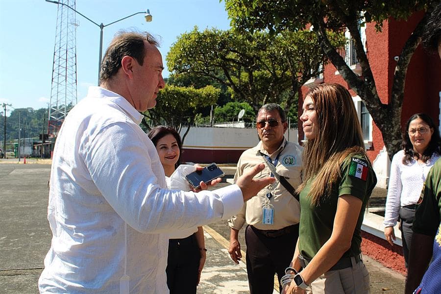 Embajador de Guatemala en México visita Chiapas para abordar tema migratorio