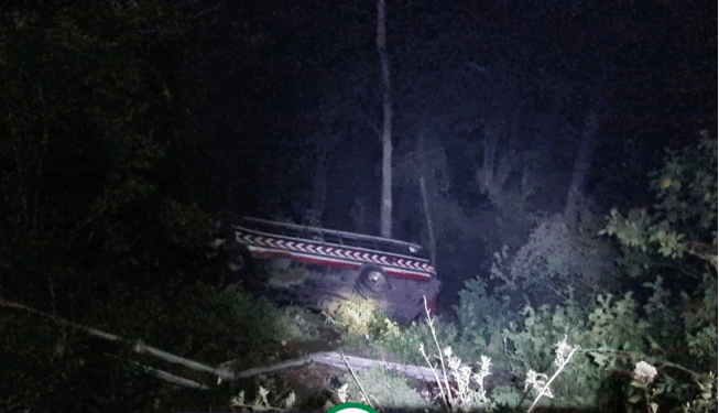GALERIA | Bus se va a un barranco en la Interamerica jurisdicción de Totonicapán