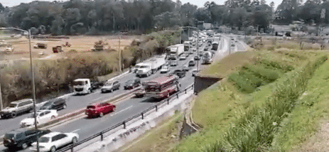 VIDEO | Tránsito lento con dirección al Sur en Villa Nueva, piden usar rutas alternas