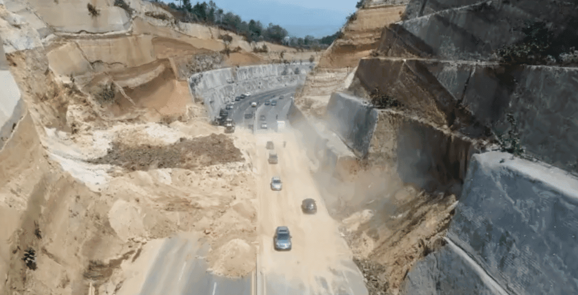 Habilitan paso temporalmente en el Libramiento de Chimaltenango