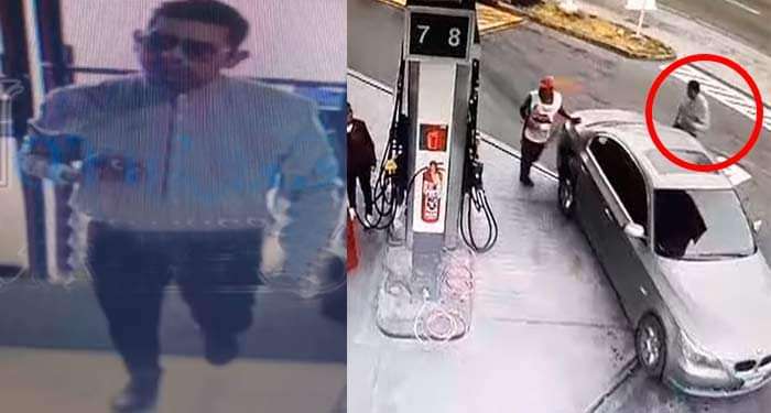 EN VIDEO | Pidió tanque lleno en gasolinera de Carretera a El Salvador y se escapó sin pagar