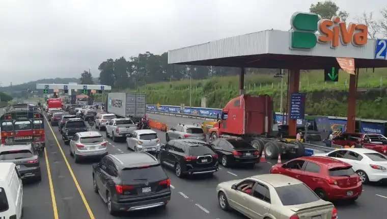 peaje en Autopista Palín-Escuintla transporte