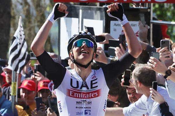 El esloveno Tadej Pogacar (UAE Emirates) sigue aumentando su reinado en las Ardenas con un triunfo contundente en la 87 edición de la Flecha Valona disputada con un recorrido de 194,3 km entre Herve y el Muro de Huy.