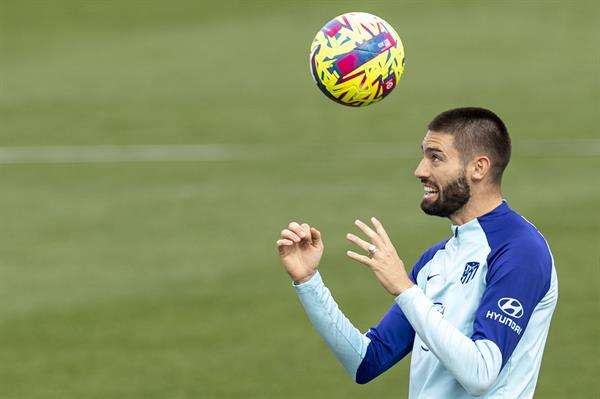 El centrocampista belga del Atlético de Madrid, Yannick Carrasco, en una foto de archivo. EFE/ Daniel González
