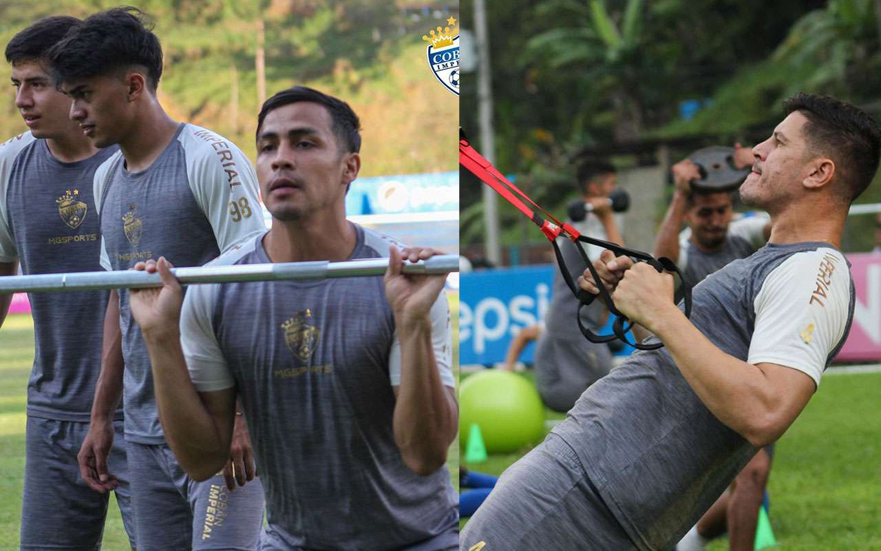 Jugadores de Cobán pretemporada Apertura 2023