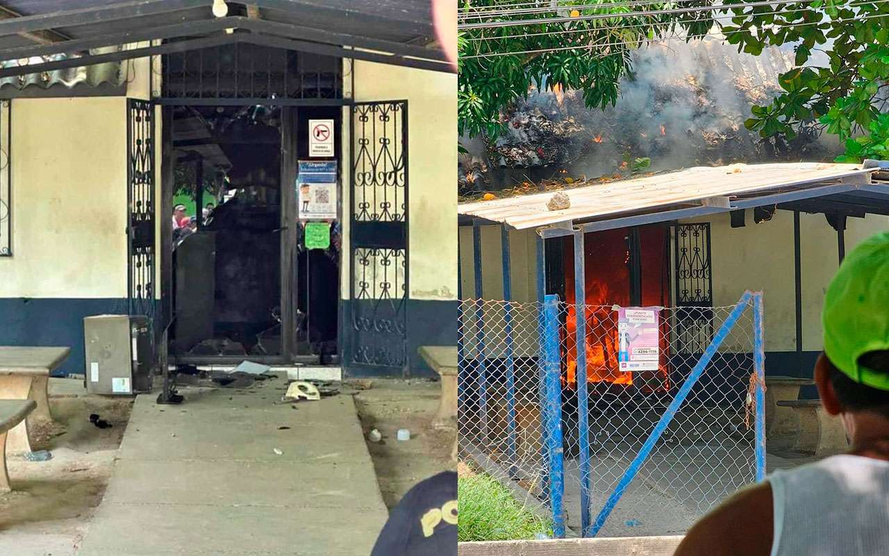 Instalaciones de Energuate fueron incendiadas en Santa Elena en Petén