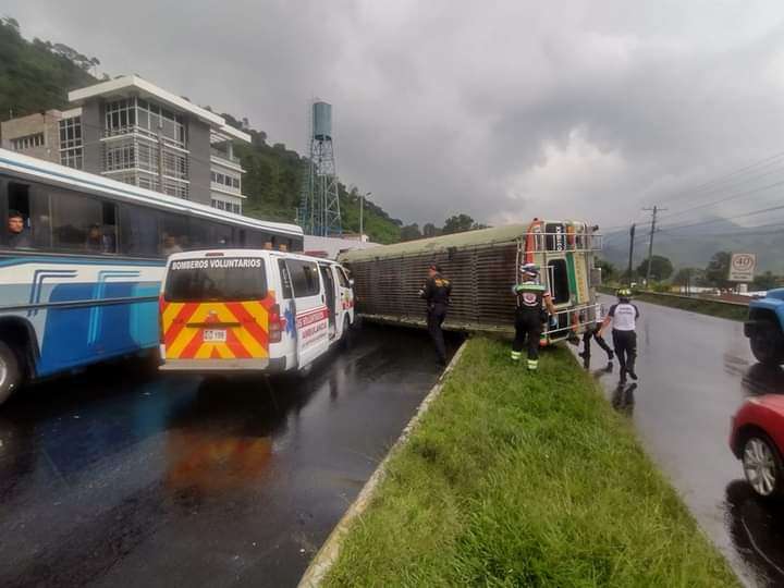 Bus se accidente en ruta Interamericana ¡Toma precauciones!