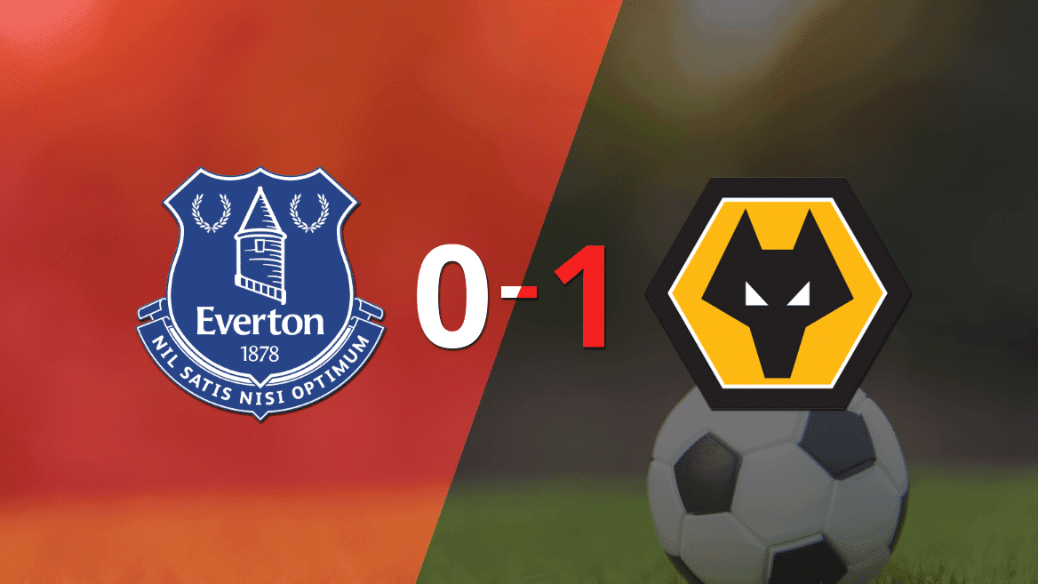 Everton cayó en casa frente a Wolverhampton 1-0