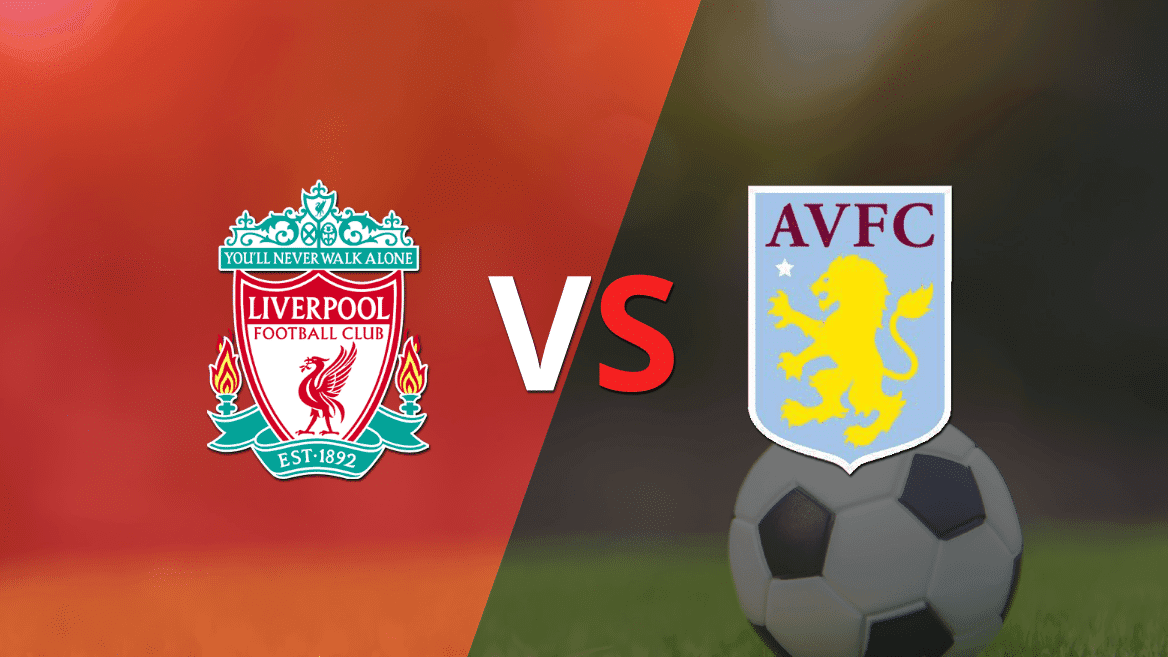 Finaliza la primera parte con ventaja para Liverpool sobre Aston Villa