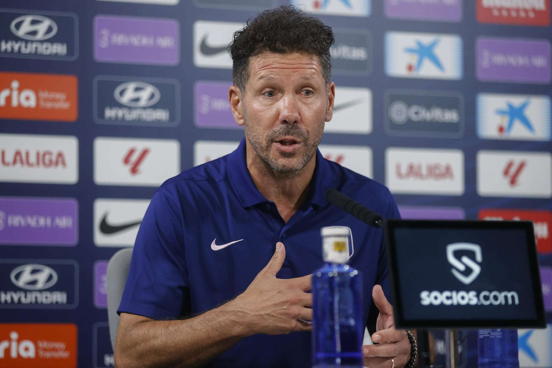 Simeone: "Sabemos dónde está el futbolista que se necesita"