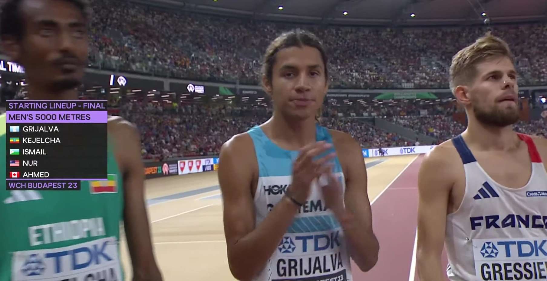 Luis Grijalva con tremenda actuación en el Mundial de Atletismo
