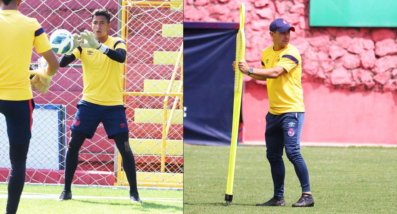 Bini sobre Navarro: "Tenemos un portero de primer nivel, el respaldo es a morir"