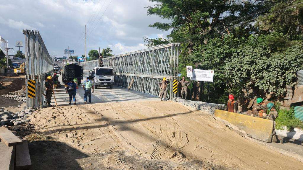 Actualización del tránsito en el km 17 en Villa Nueva