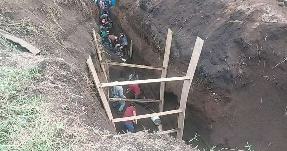 Trabajadores quedan soterrados en San Pedro Yepocapa