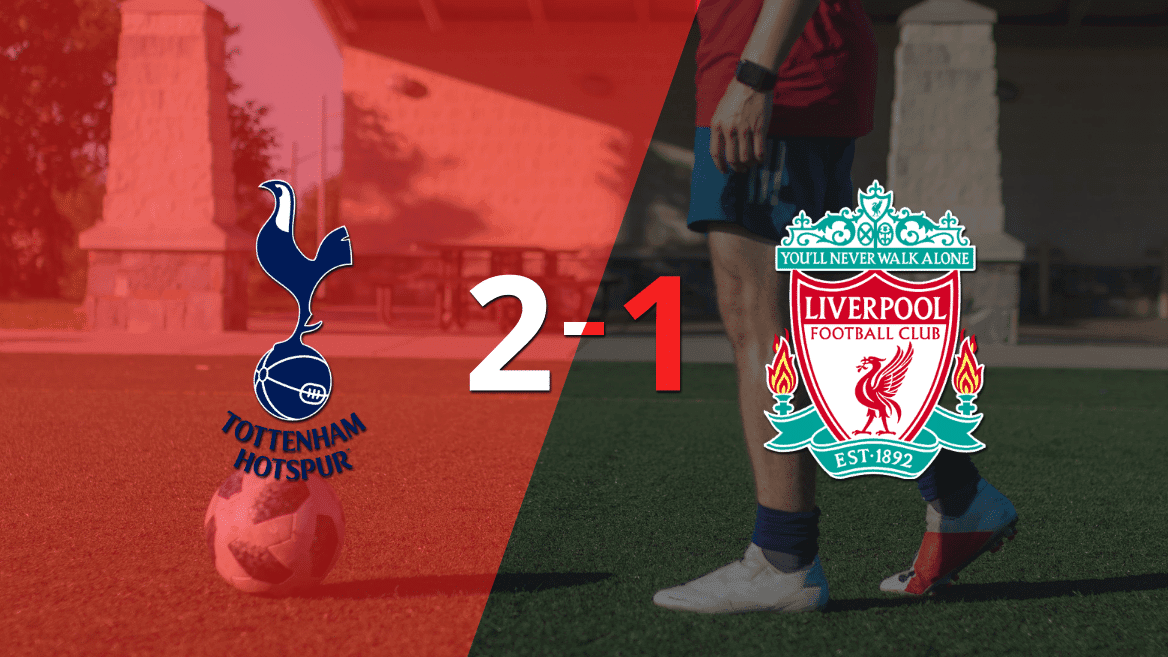 Tottenham sacó los 3 puntos en casa al vencer 2-1 a Liverpool