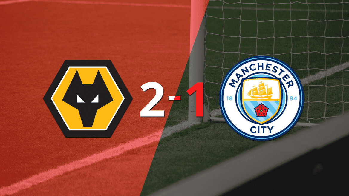 Victoria de Wolverhampton sobre Manchester City por 2-1