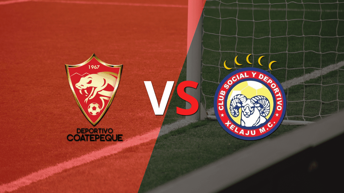 Arranca el segundo tiempo sin goles entre Dep. Coatepeque y Xelajú