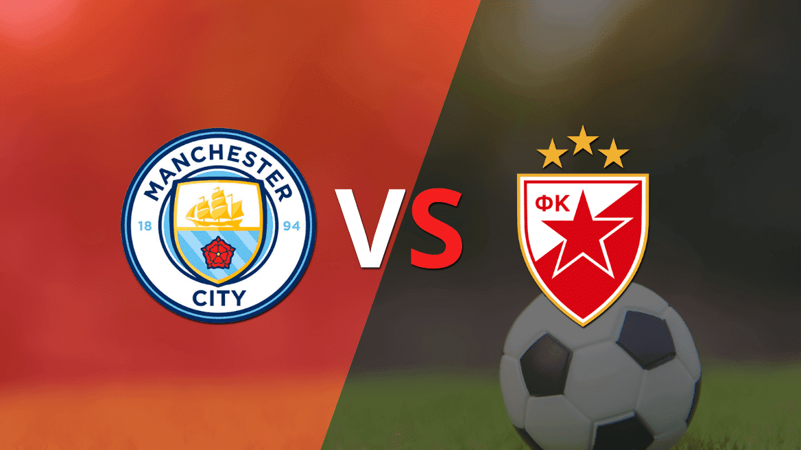 Manchester City golea a Estrella Roja en el estadio Etihad Stadium