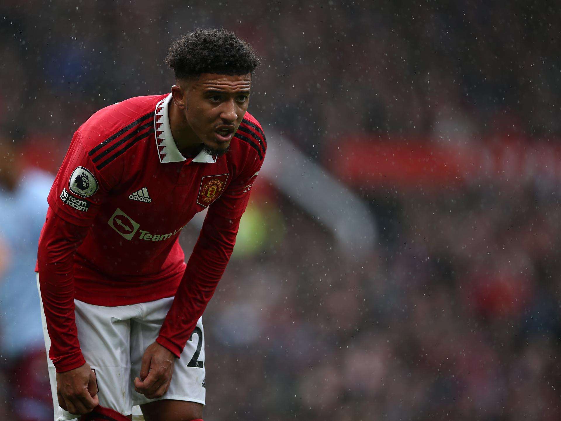 Ten Hag: "Depende de Sancho volver a jugar"