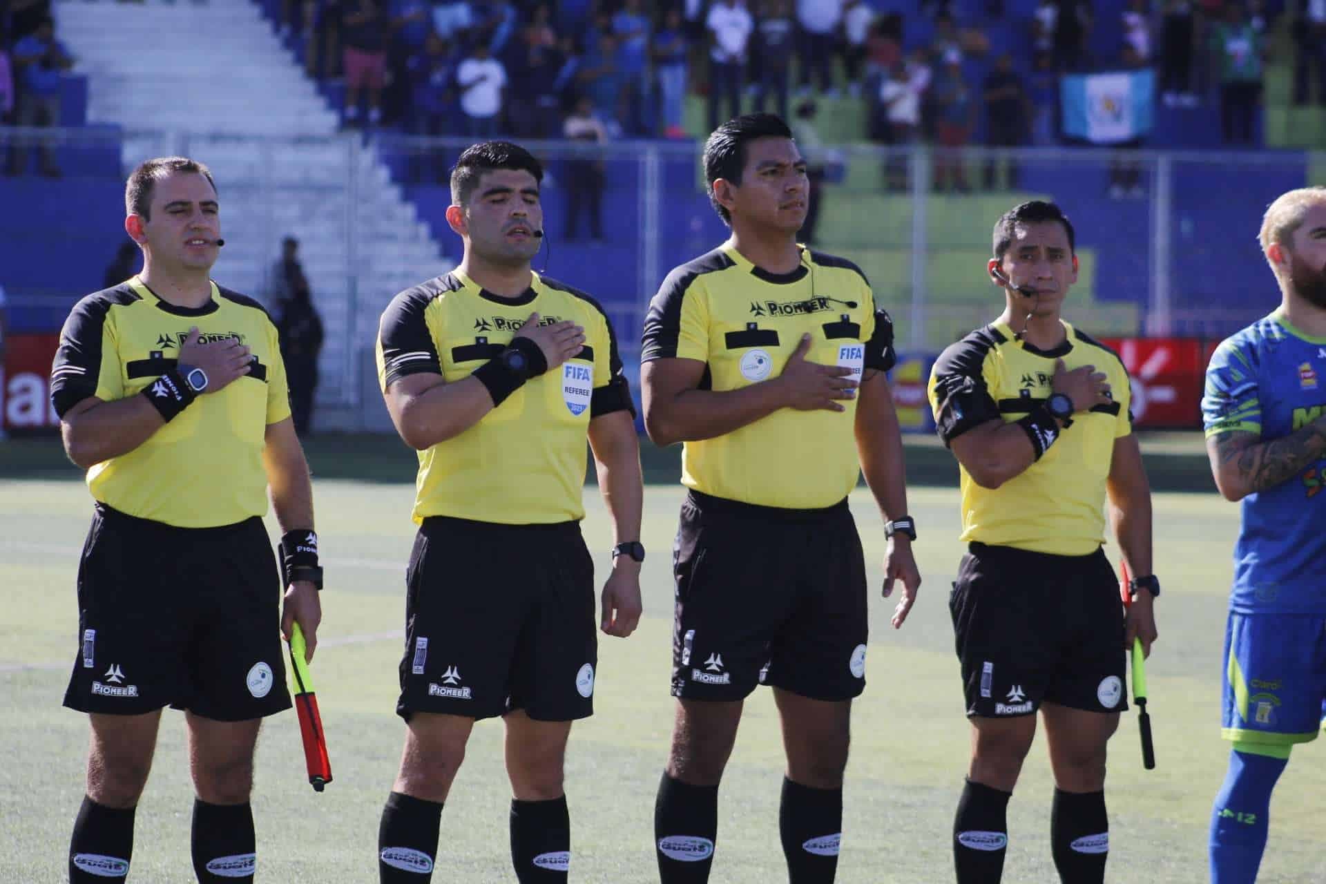 Árbitros Liga Nacional torneo Apertura 2023