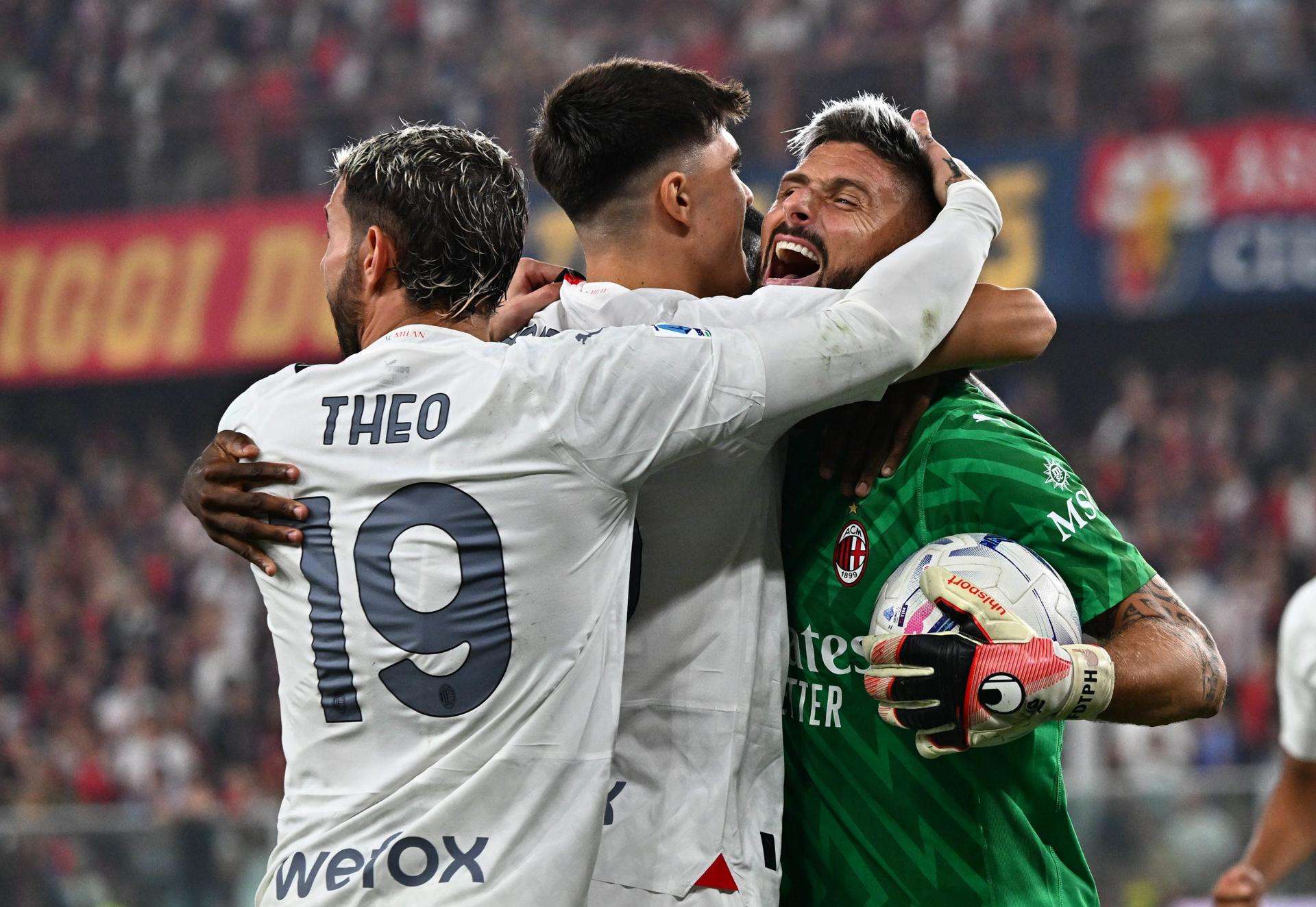 El Milan homenajea a Giroud y pone a la venta su camiseta de portero