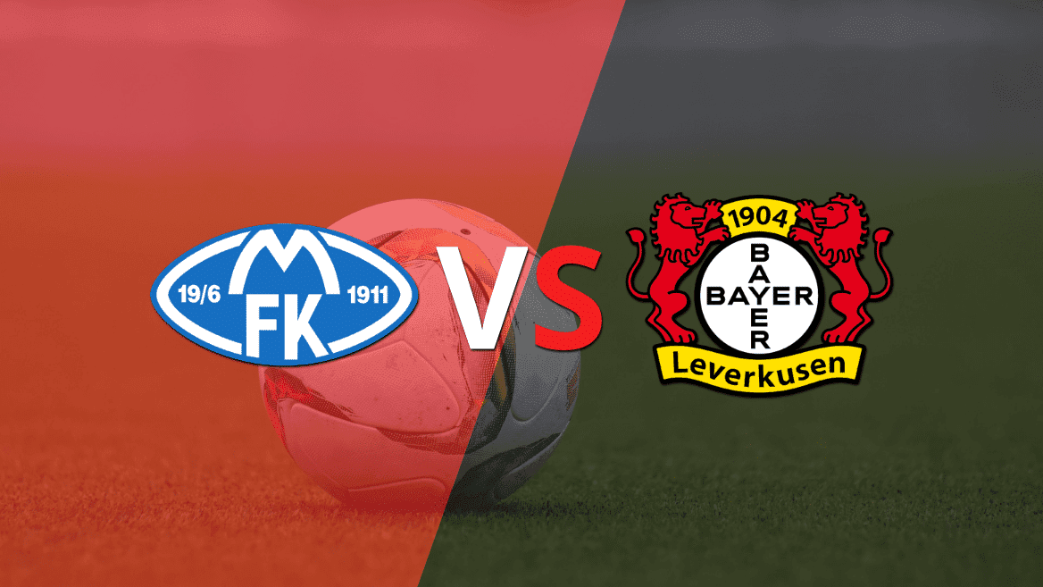 Victoria parcial de Bayer Leverkusen sobre Molde en el estadio Aker Stadion