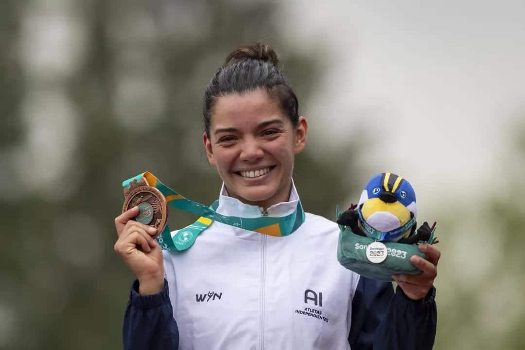 Sophia Hernández pentatleta guatemalteca se convirtió en la tercera atleta clasifica a los Juegos Olímpicos de París 2024