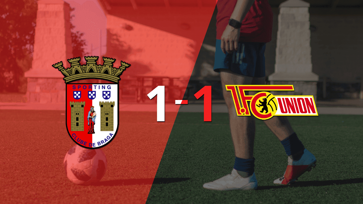 Unión Berlín empató 1-1 en su visita a SC Braga