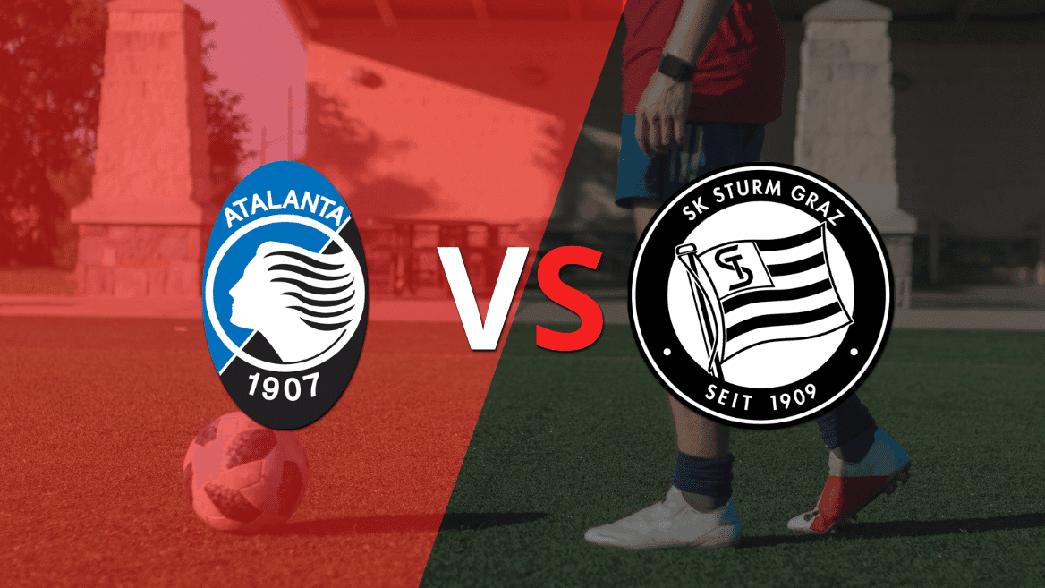 Atalanta avanza 1 a 0 ante Sturm Graz en el estadio Gewiss Stadium
