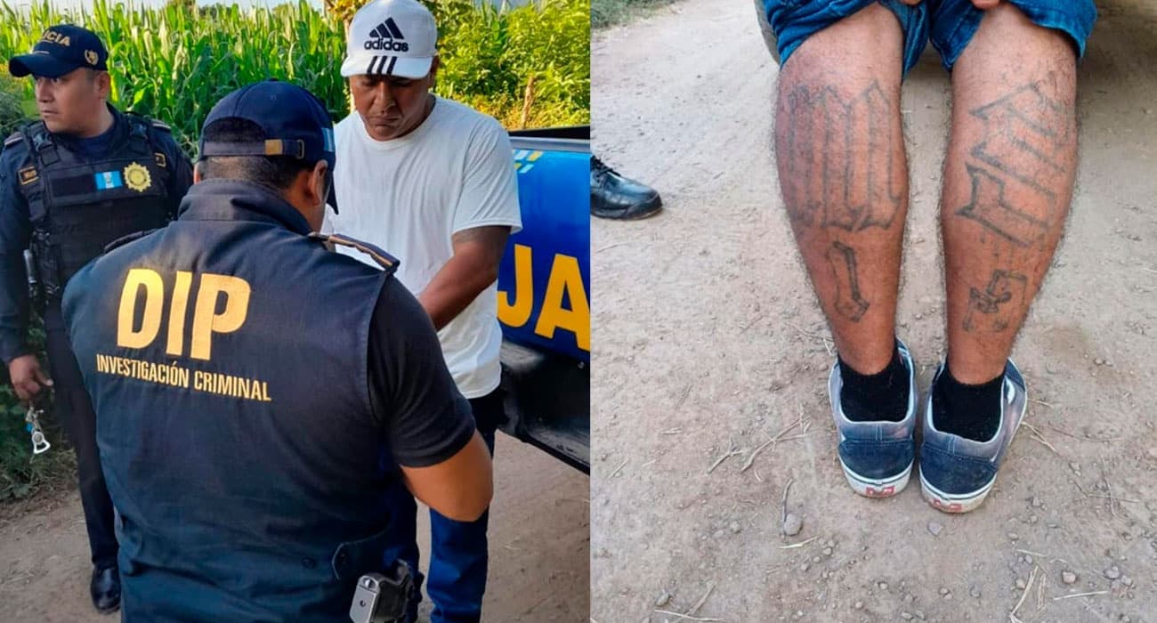 Presunto marero salvadoreño localizado en Monjas, Jalapa
