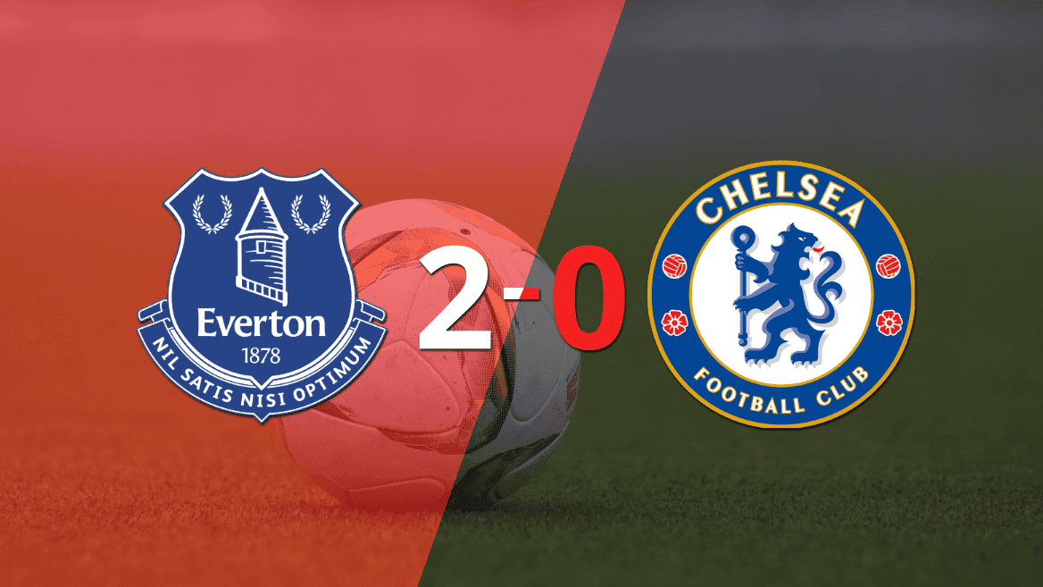 Everton le ganó con claridad a Chelsea por 2 a 0