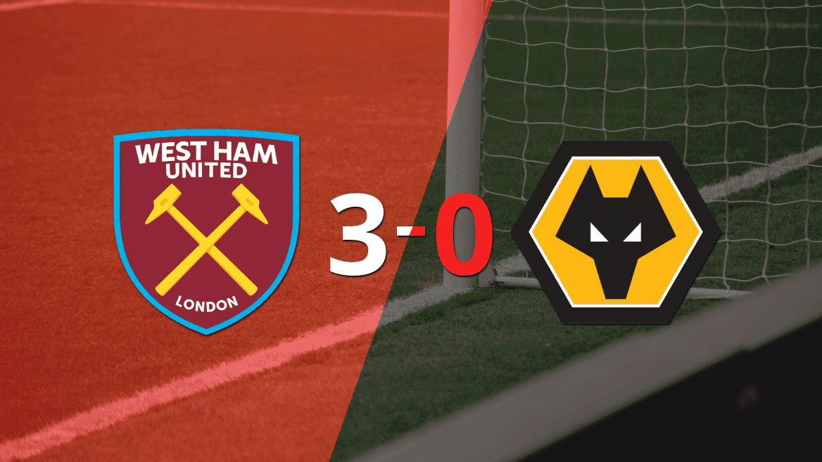 Wolverhampton cayó ante West Ham United con dos goles de Mohammed Kudus
